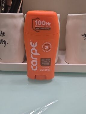 CARPE Coconut Vanilla Antiperspirant Deodorant Stick - Orange